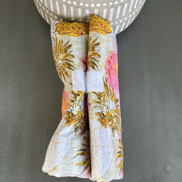 🍍🌸Foldable lined tote - Picture 3 of 9